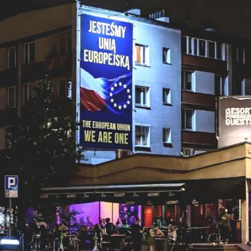 Akcja billboardowa – Jesteśmy Unią Europejską